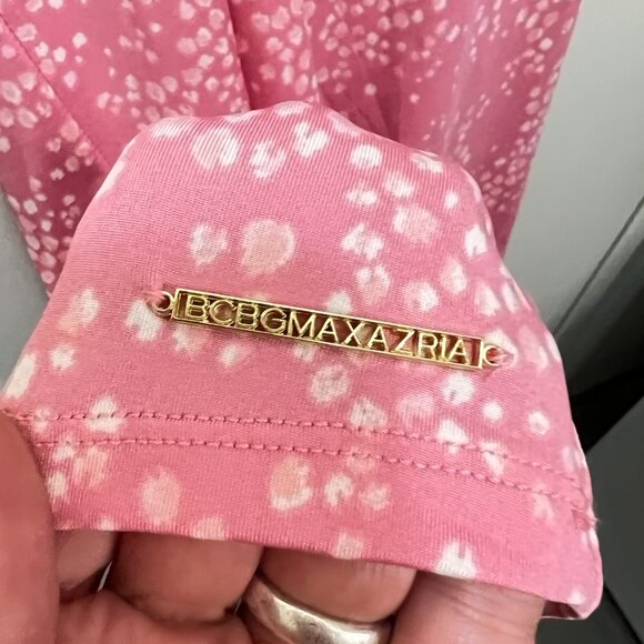 BCBGMAXAZRIA Nightgown in Pink - Size Medium - NWT - Unique Stretch Fabric - Picture 5 of 13